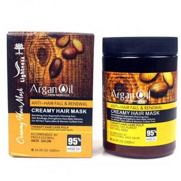 پک شامپو و ماسک مو آرگان لایتنس Lightness argan oil